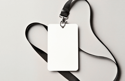 Crachás em PVC - identificação profissional