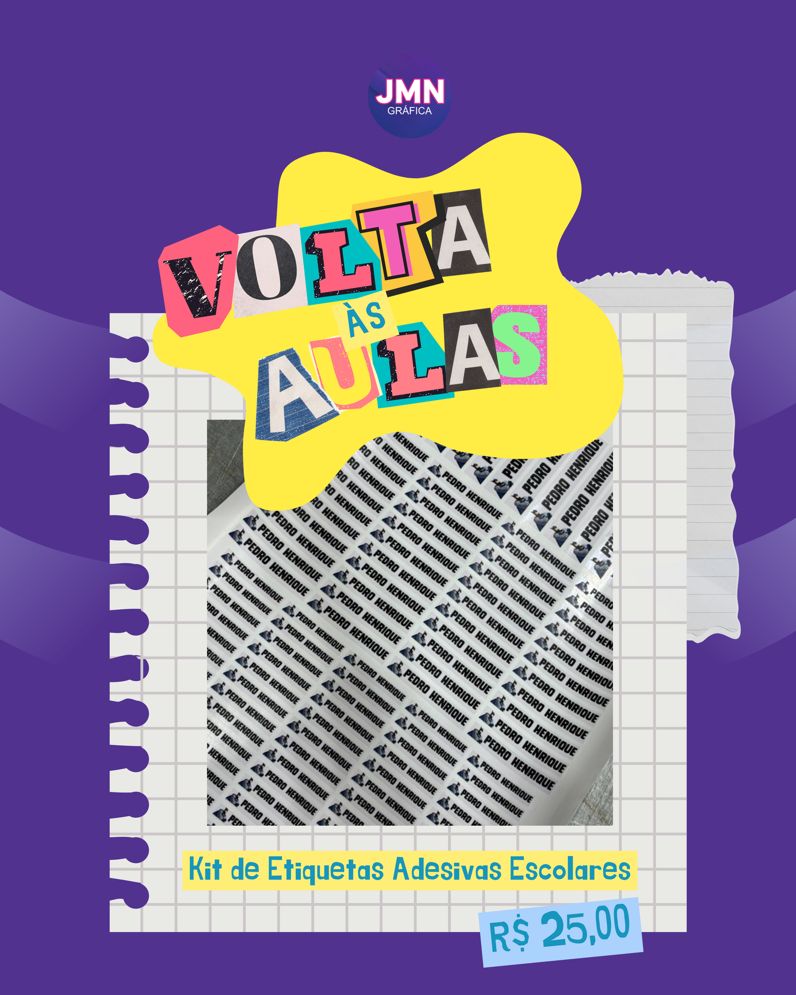 Volta às Aulas Jemyny - Mochila